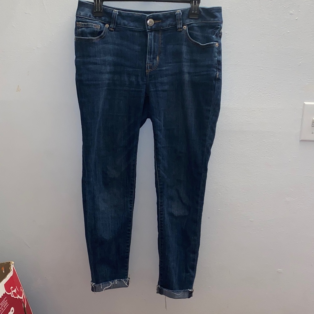 Maurices Deep Indigo Skinny Jeans